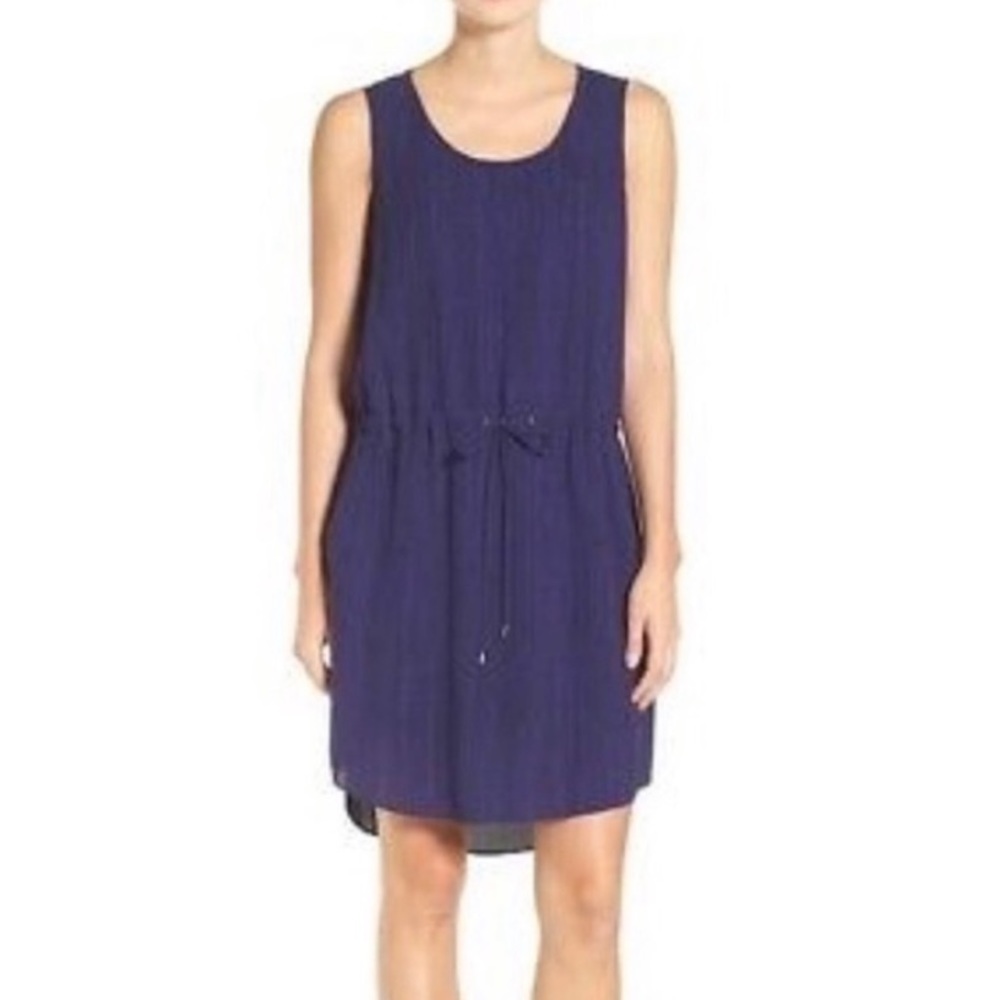 Eileen Fisher Midnight Drawstring Dress